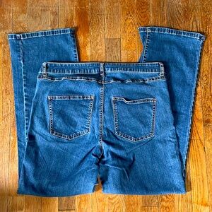 Woman Within plus size straight leg jeans